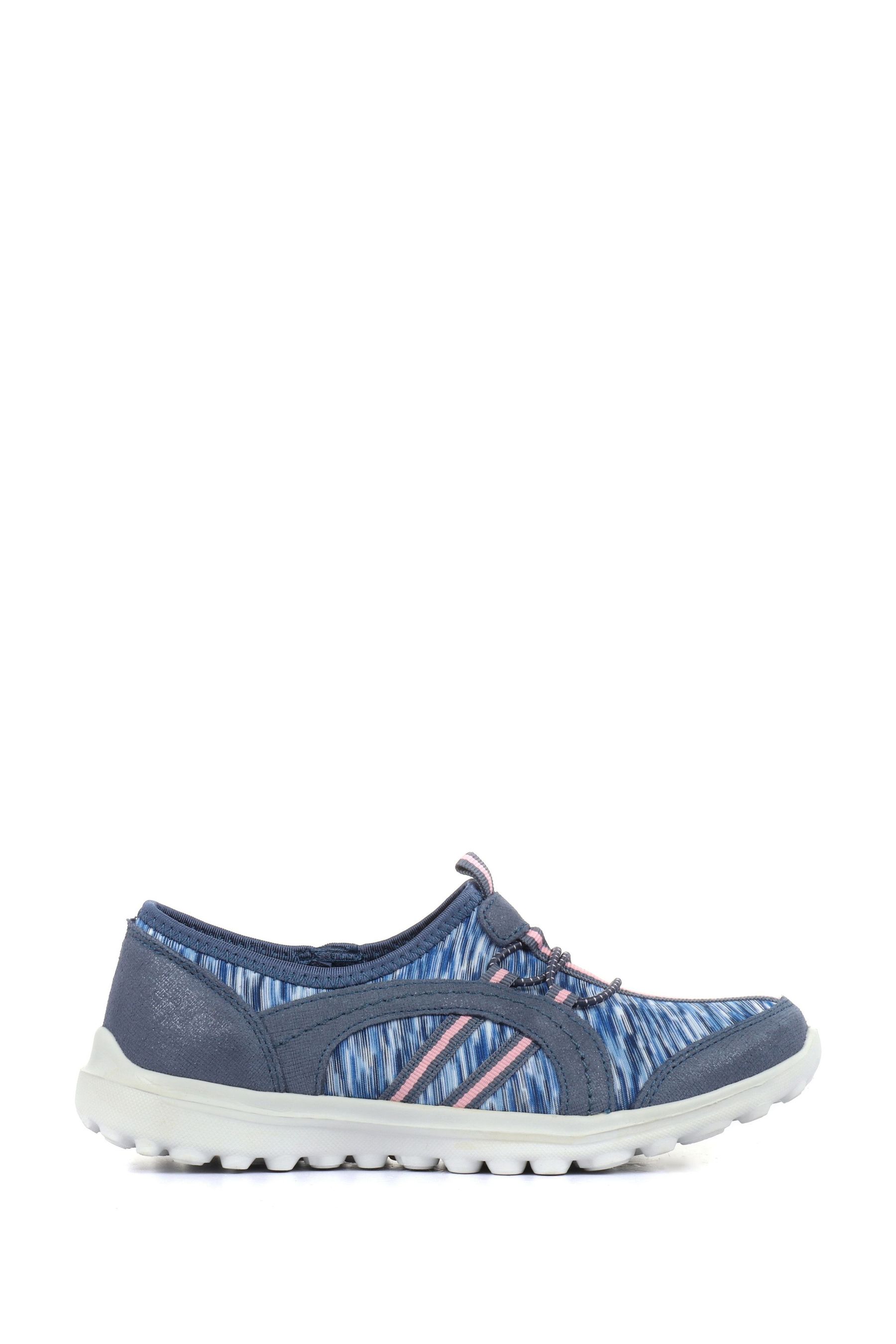 Ladies wide fit slip on trainers hot sale