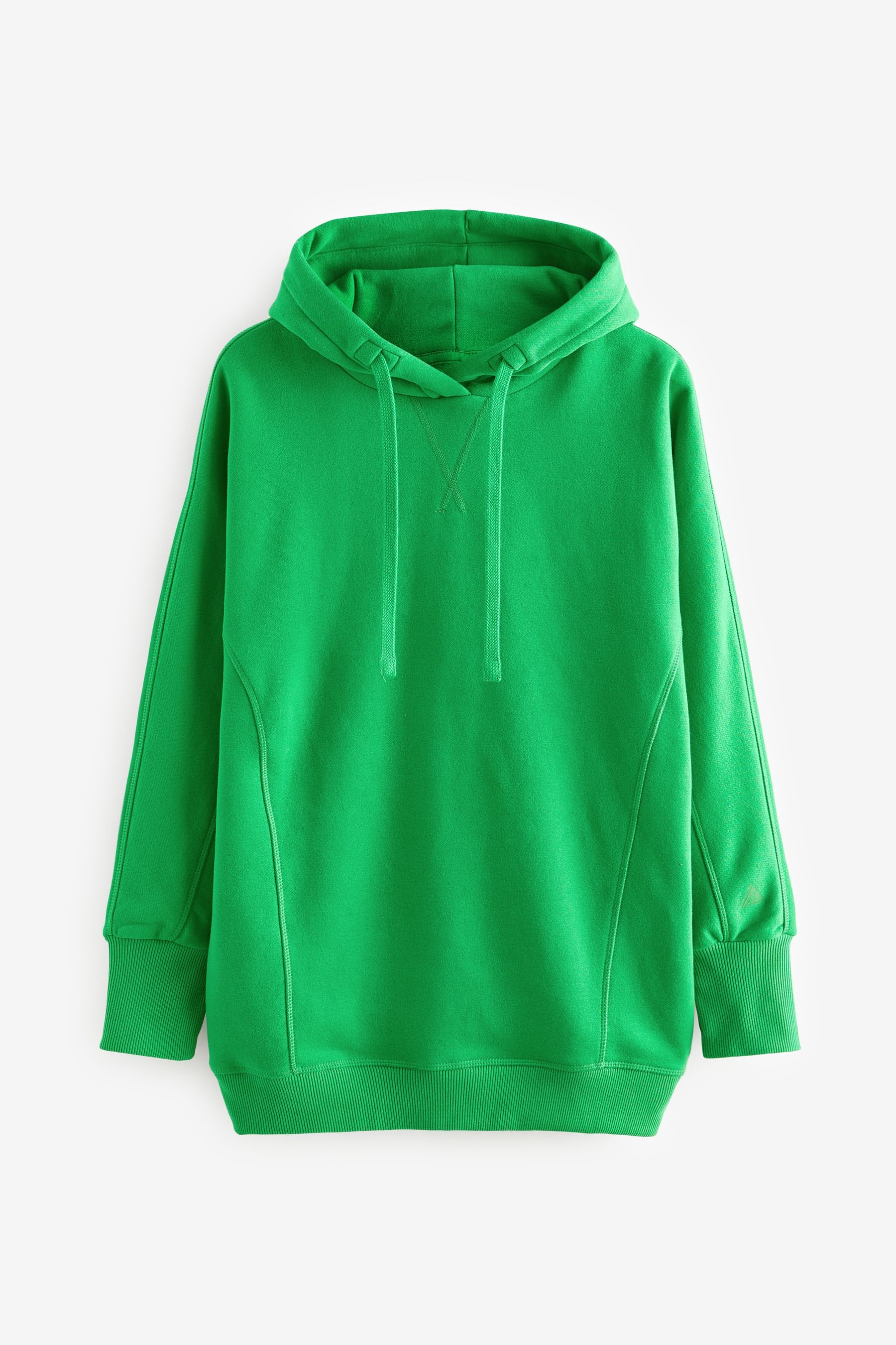 Long sales green hoodie