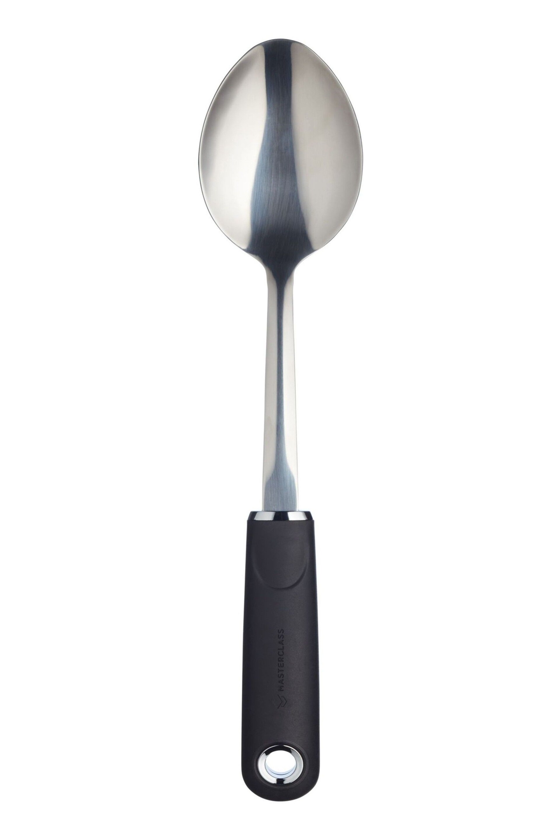 Masterclass Silver Soft Grip Cooking Spoon - Image 5 of 5