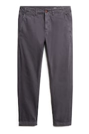 Superdry Grey Slim Officers Chinos Trousers - Image 5 of 7