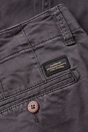 Superdry Grey Slim Officers Chinos Trousers - Image 6 of 7