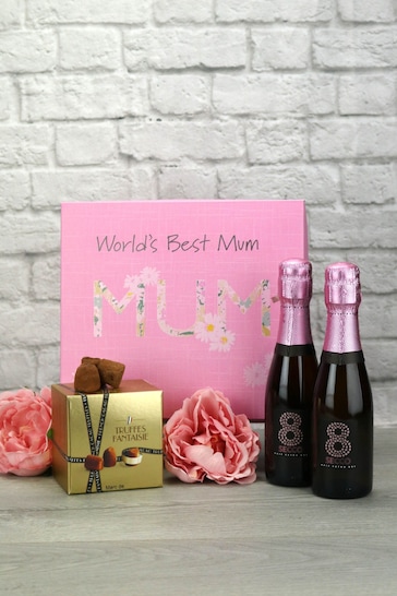 Le Bon Vin World Best Mum Sparkling Rosé Truffles Gift Set
