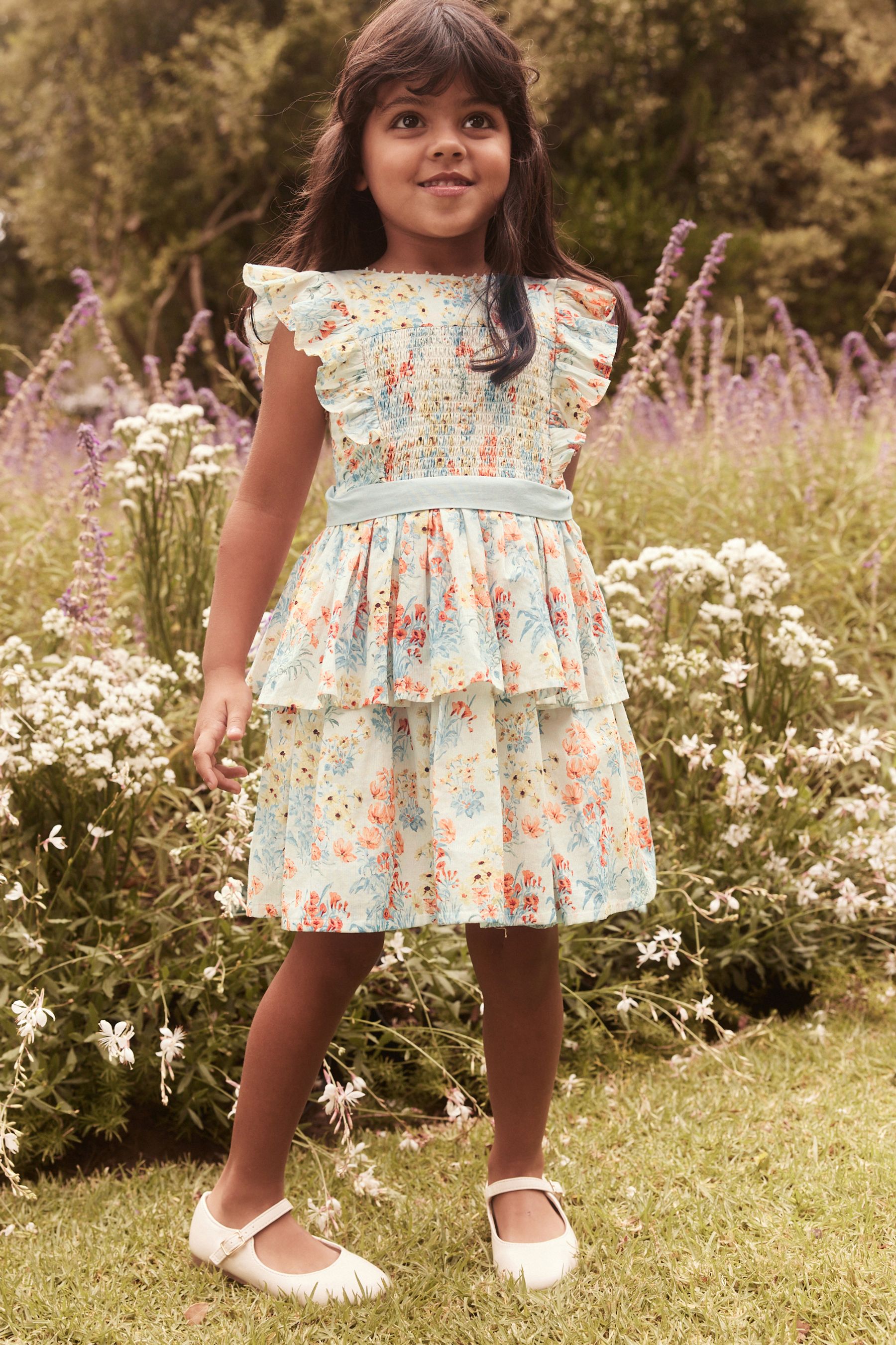 Buy Laura Ashley Ivory Megan Bow Detail Prom Dress from the Next UK online shop
