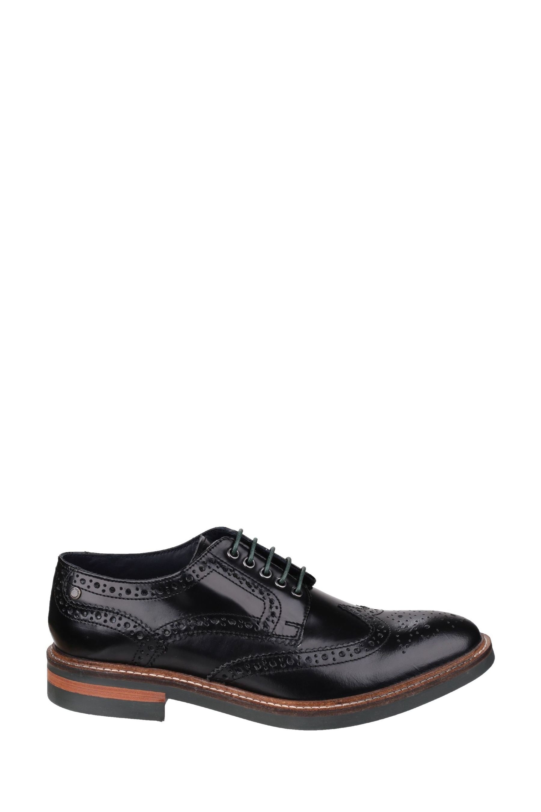 Buy Base London Black Woburn Hi Shine Brogue Shoes from the Next UK online shop