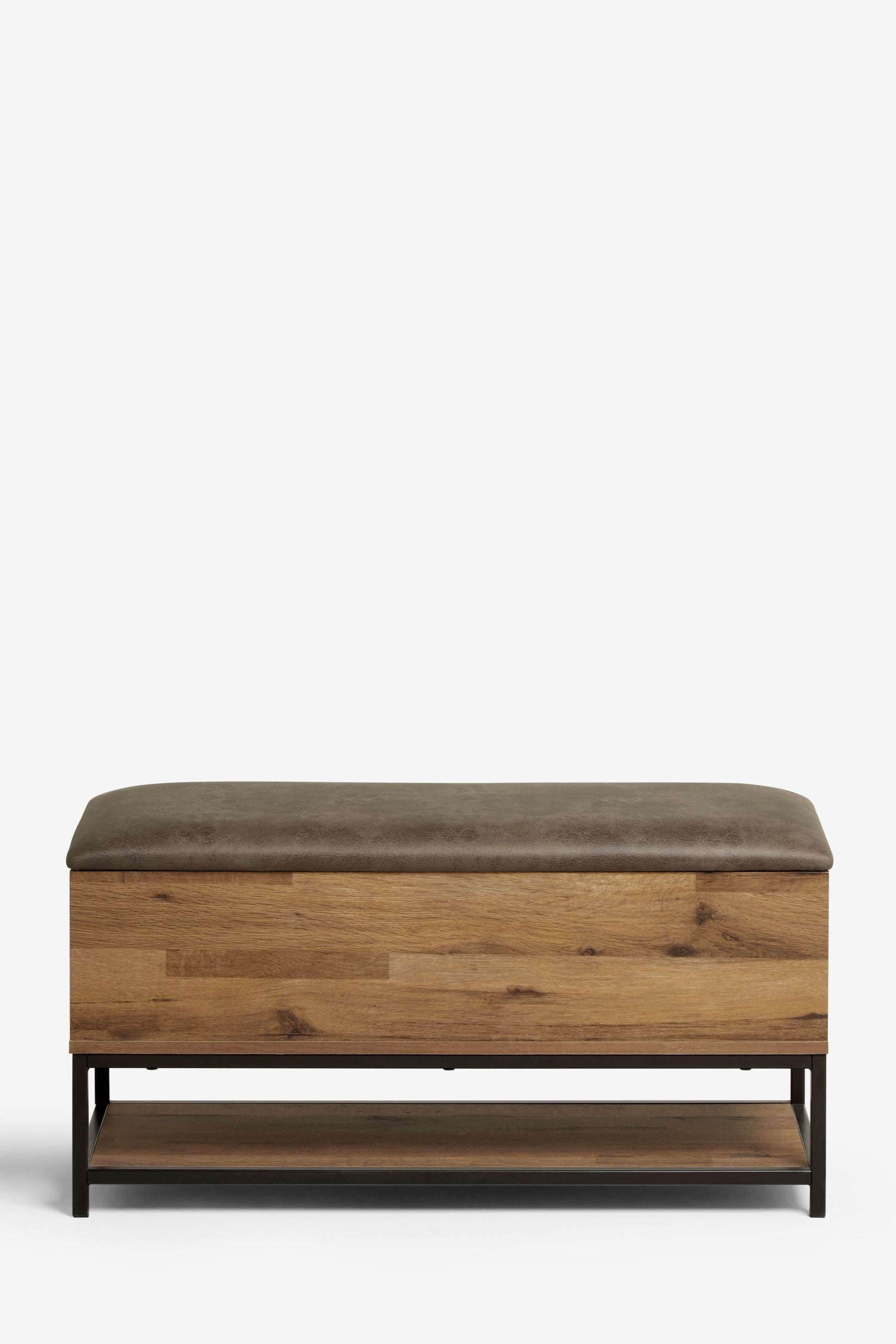 Wood storage ottoman bench deals