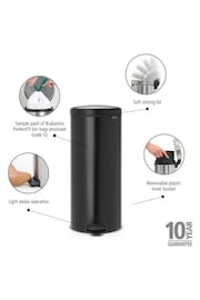 Brabantia Matt Black NewIcon 30L Pedal Bin - Image 6 of 6