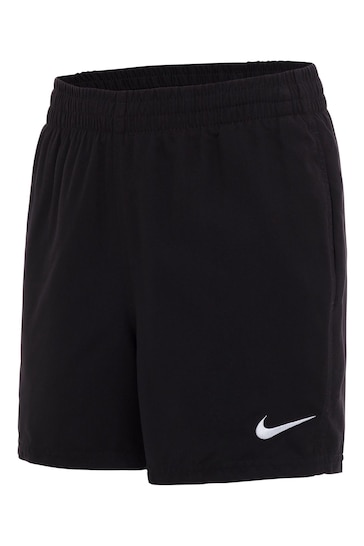 Nike Black Nike Swim Orange 4 Volley Shorts