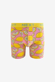 Bright Fruit Print 4 pack Cotton Rich Trunks 4 Pack - Image 2 of 7