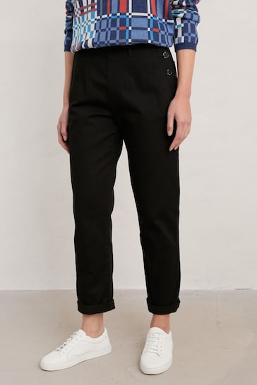 Seasalt Cornwall Black Dark Waterdance Trousers