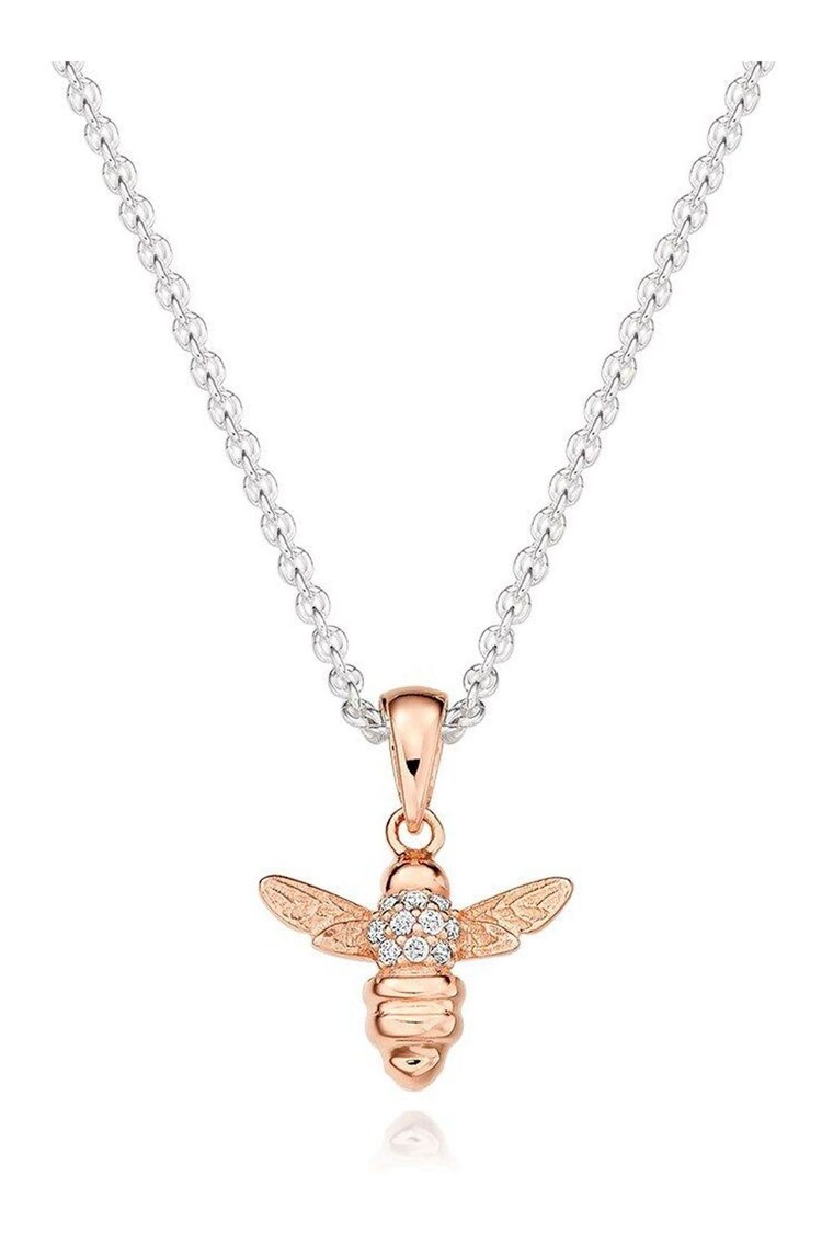 Beaverbrooks Mini B Cubic Zirconia Bee Pendant - Image 1 of 2