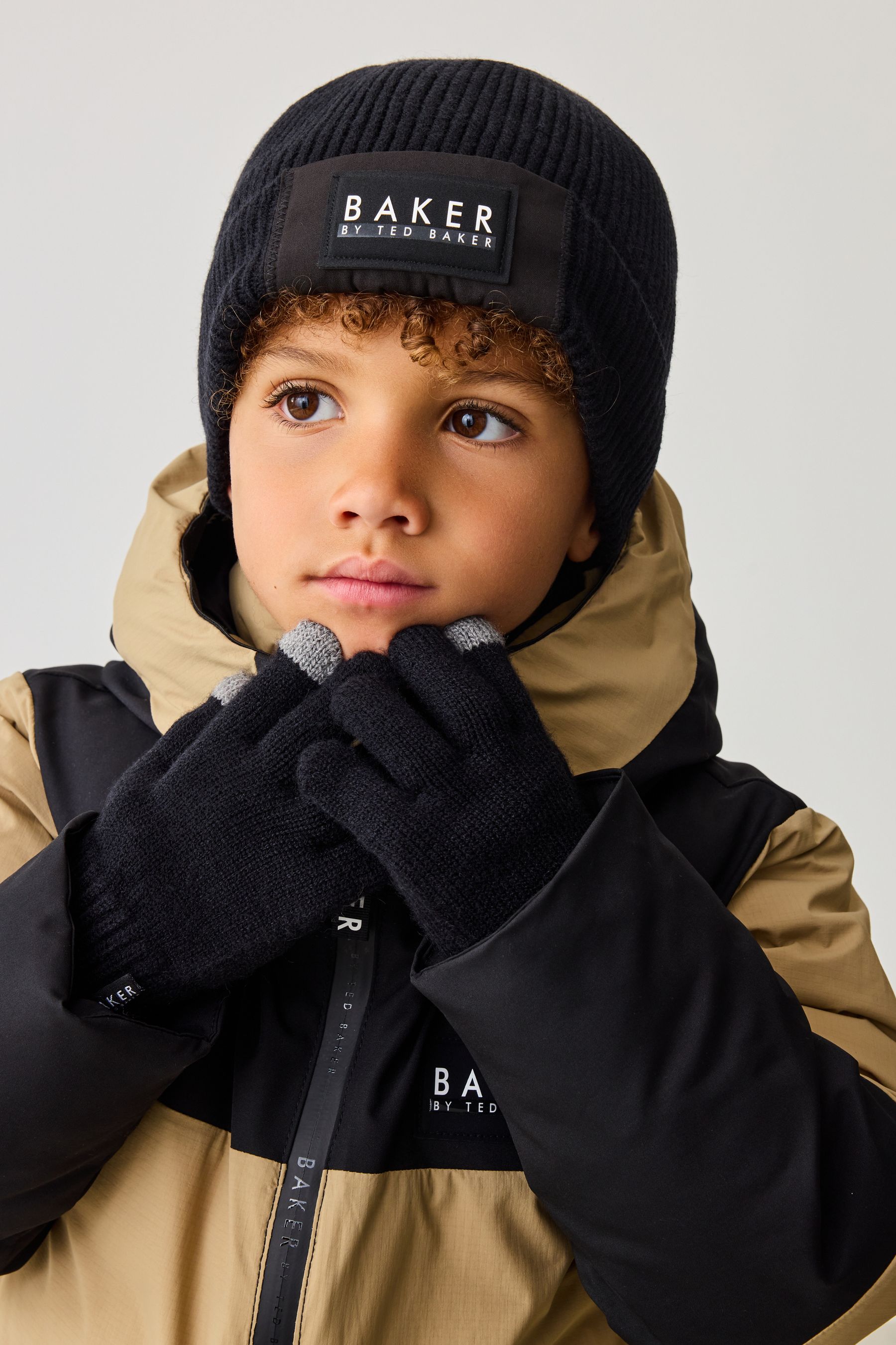 Buy Baker by Ted Baker Boys Beanie and Gloves Set from Next Malta