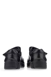 Start-Rite Luke Rip Tape Black Leather School Shoes F Fit - Image 4 of 6