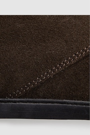 Reiss Dark Brown Garrett Suede Chukka Boots - Image 4 of 5