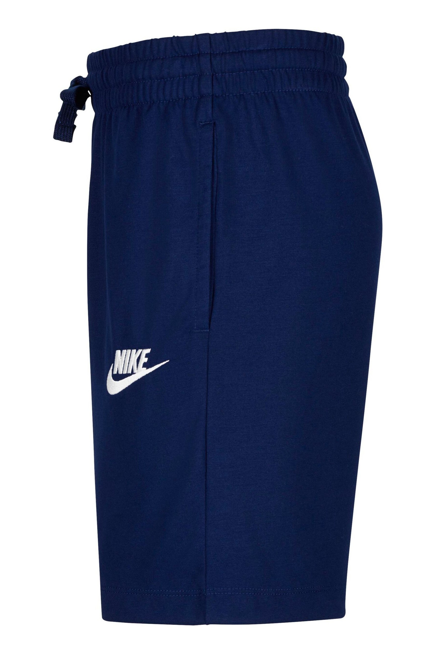 Nike jersey shorts navy store
