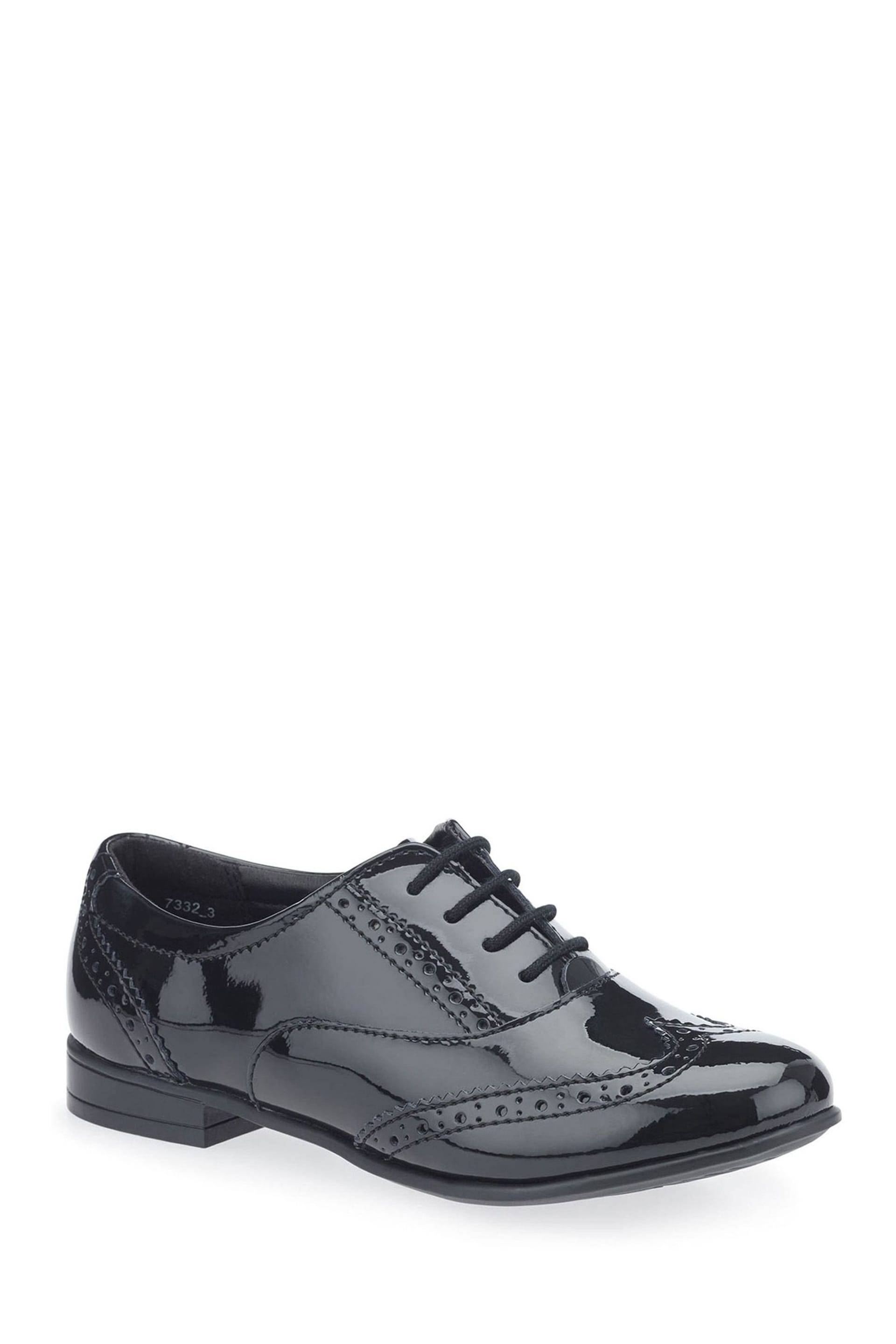 Start-Rite Matilda Black Patent Leather School Shoes Wide Fit - Image 3 of 7