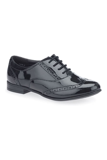 Start-Rite Matilda Black Patent Leather School Shoes Wide Fit