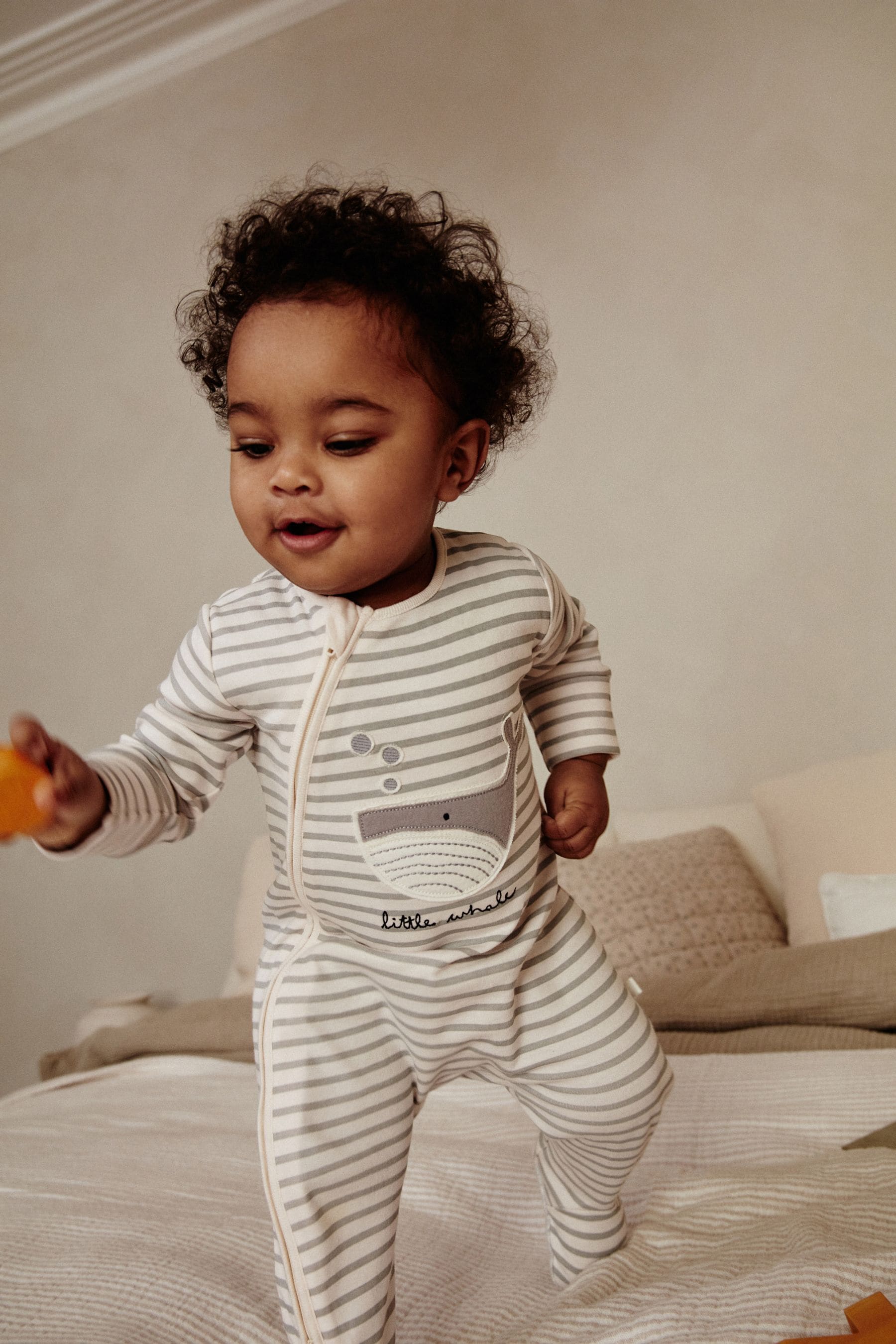 Hamptons whale baby bedding online