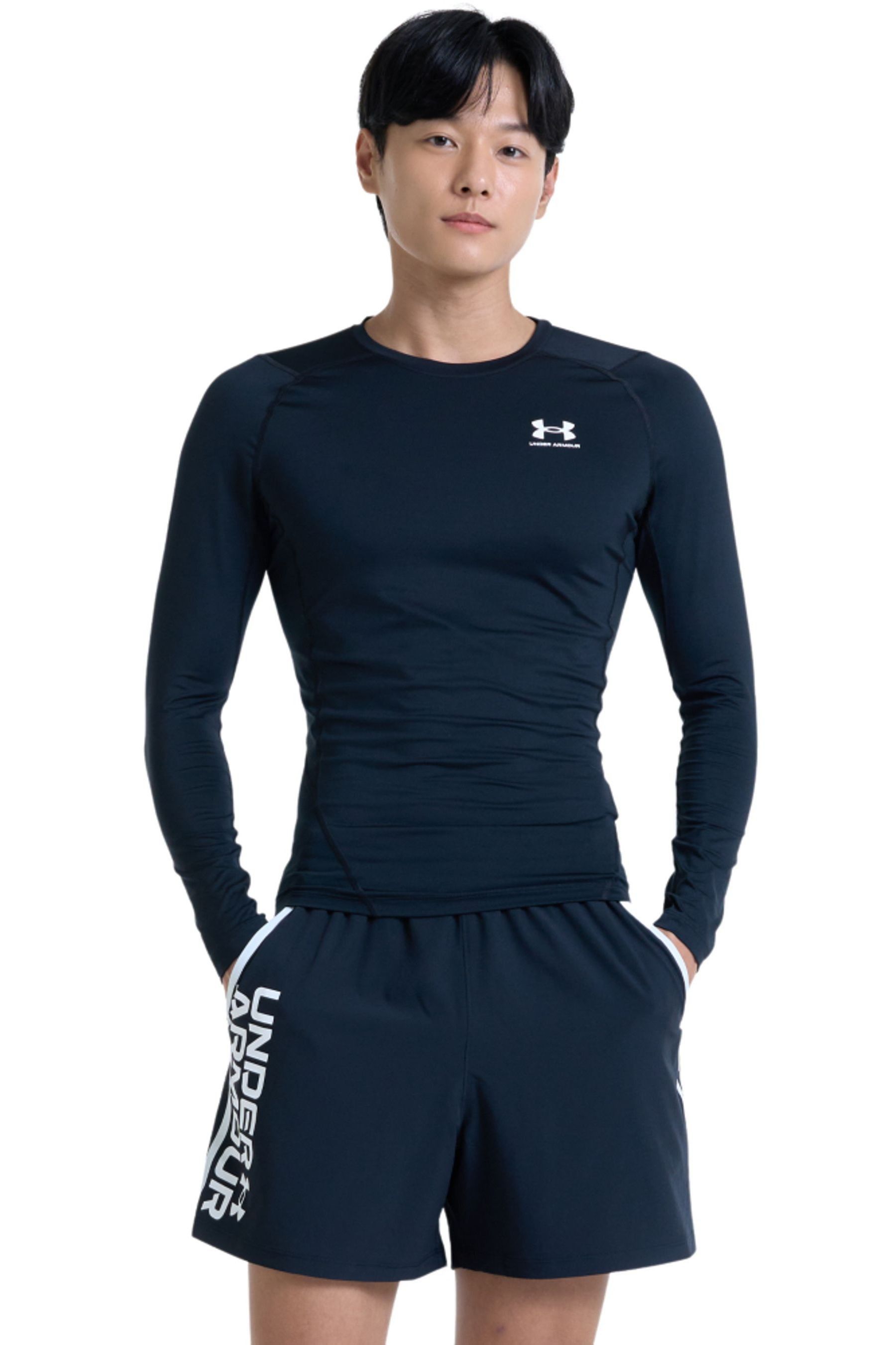 Buy Under Armour HeatGear Fitted Long Sleeve Base Layer T Shirt