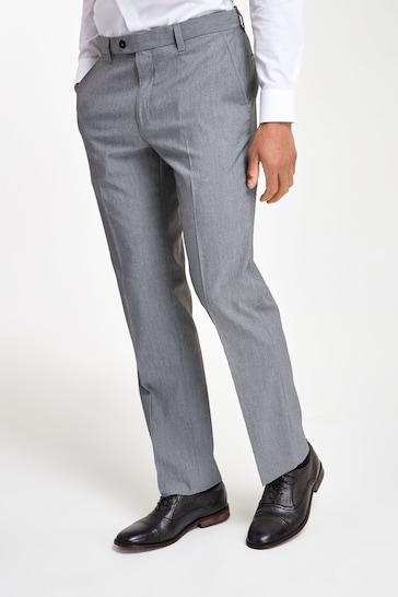 Light Grey Stretch Smart Trousers