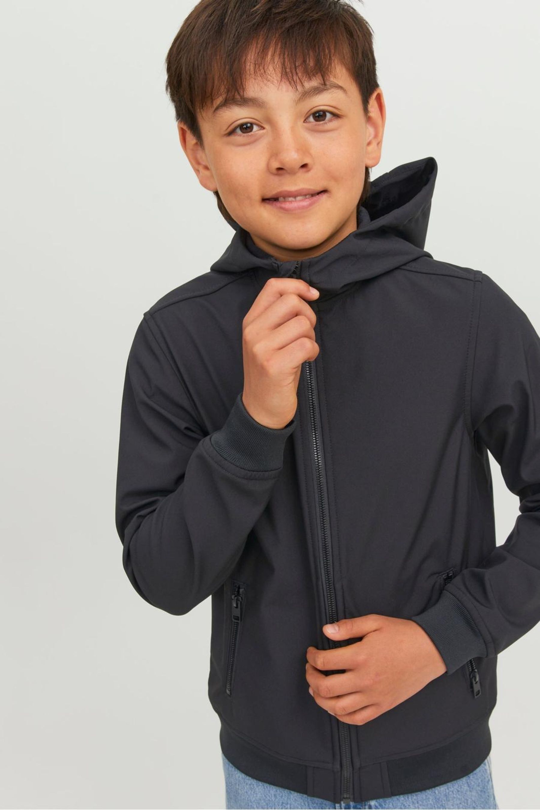 Jack Jones Basic Softshell Jacket Black 8 Years Boy