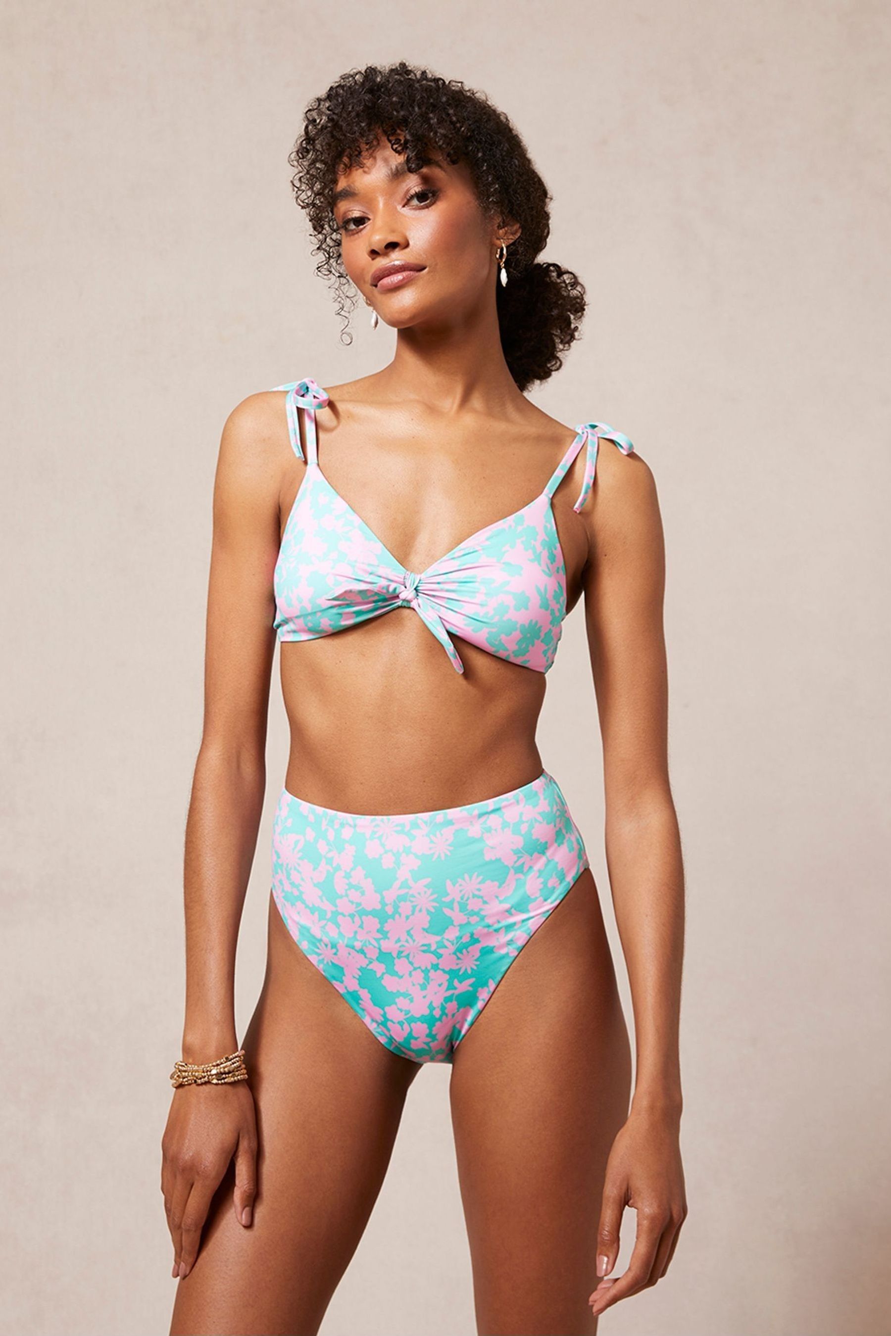 High waisted velvet bikini discount