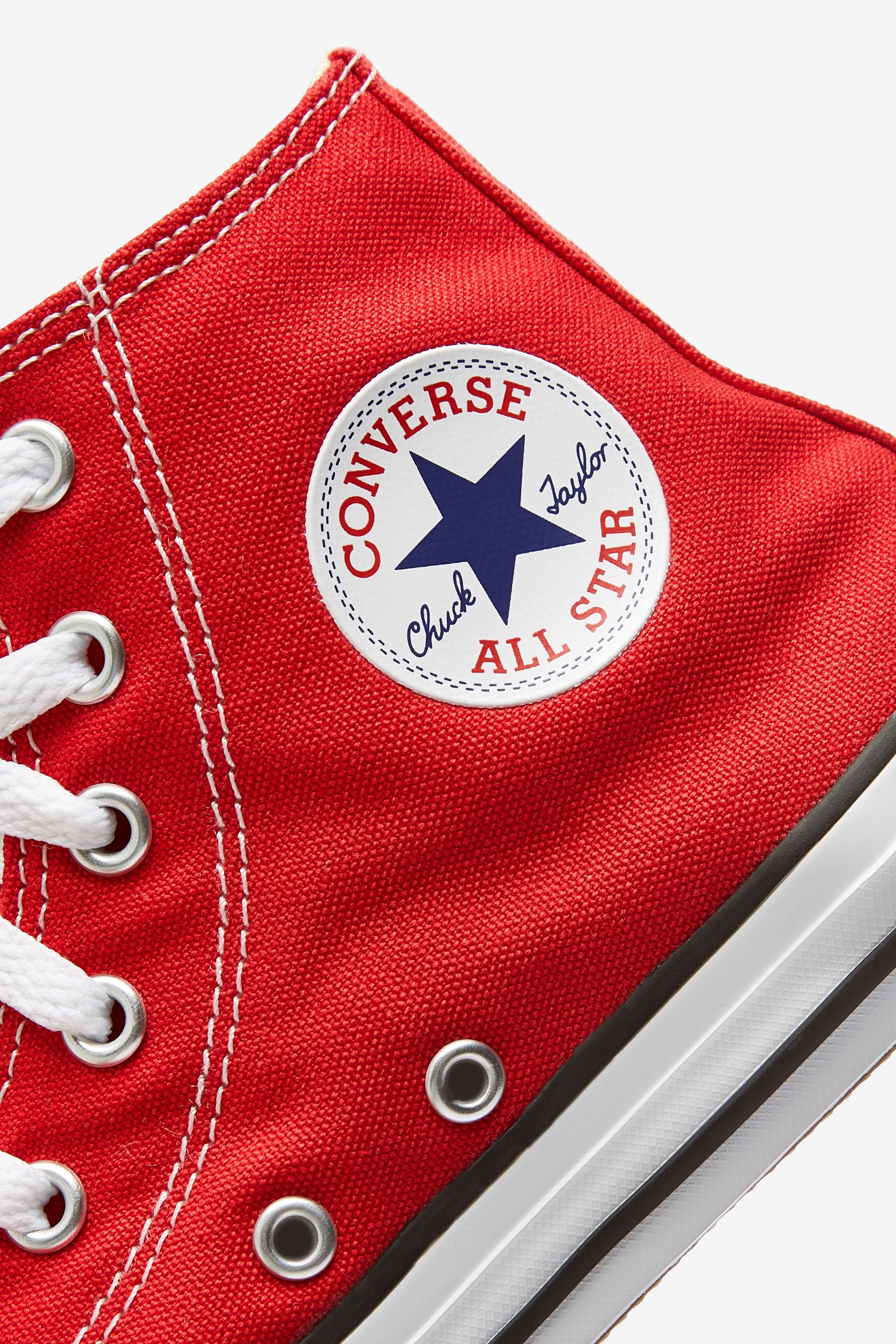 Converse Red Chuck Taylor High Top Junior Trainers