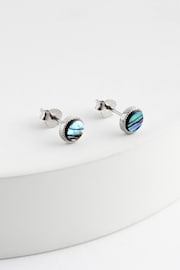 Sterling Silver Abalone Stud Earrings - Image 1 of 1