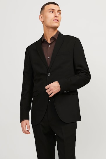 JACK & JONES Black Slim Fit Suit Blazer