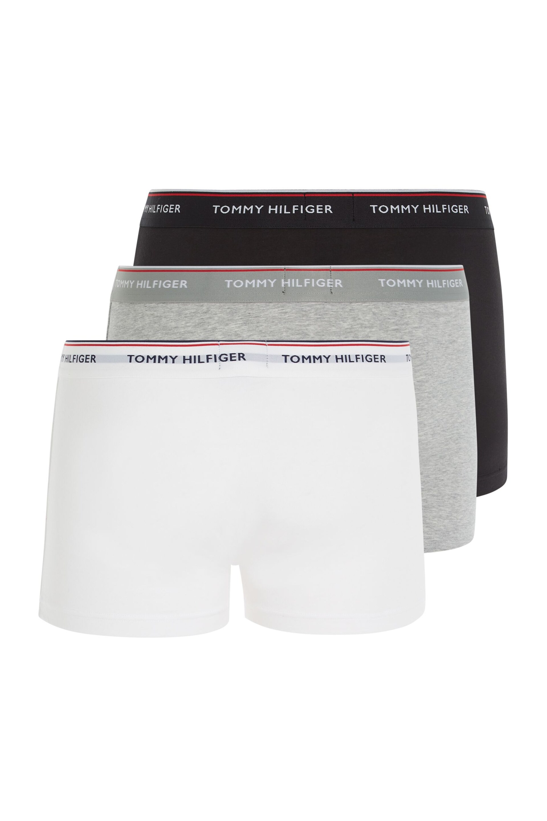 Tommy Hilfiger Black/Grey Trunks 3Pk - Image 5 of 6