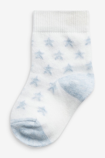 Blue Baby Socks 5 Pack (0mths-2yrs)