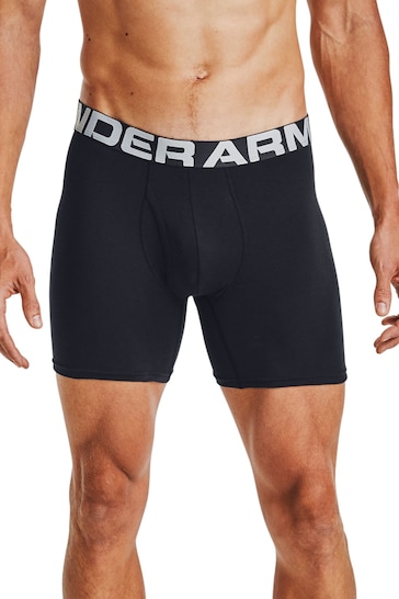 Under Armour Black Charged Boxers 3 Pack