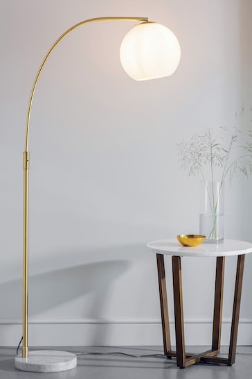 Gallery Home Gold Motto Floor Lamp