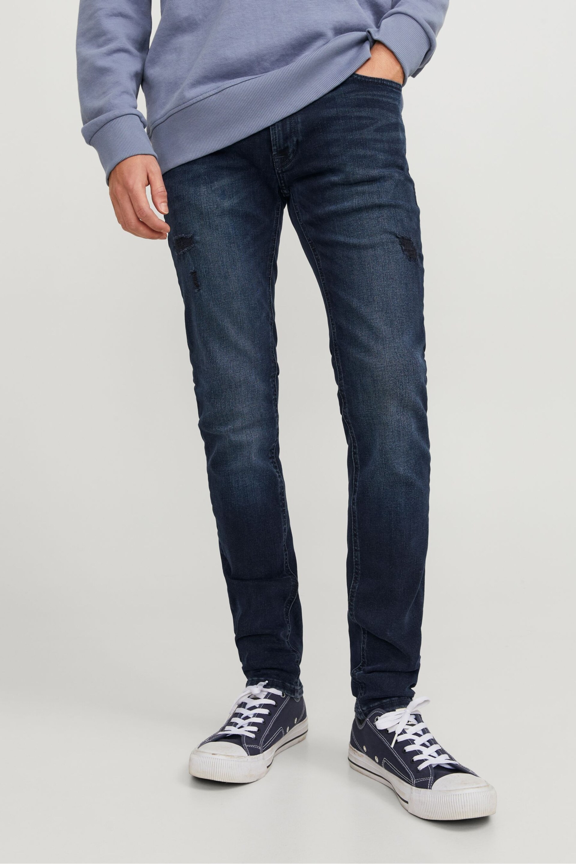 JACK & JONES Blue Skinny Liam Jeans - Image 1 of 8