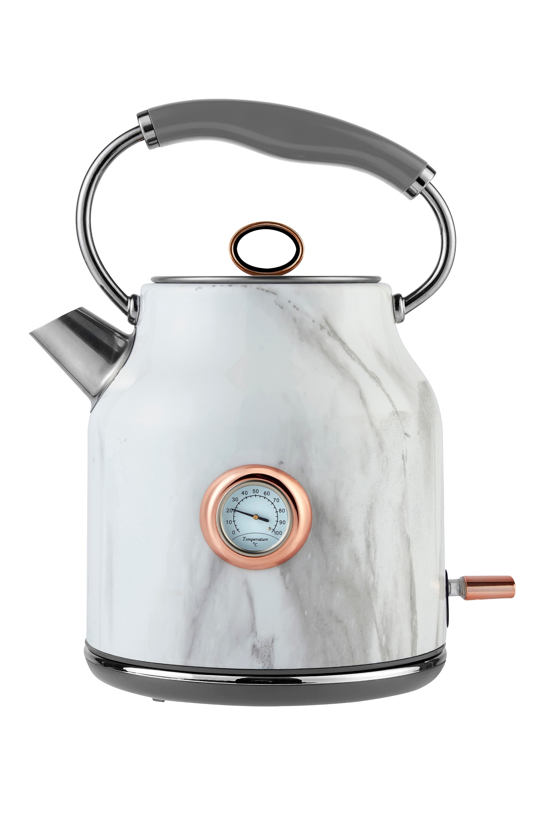 Tower White Marble Effect Kettle
