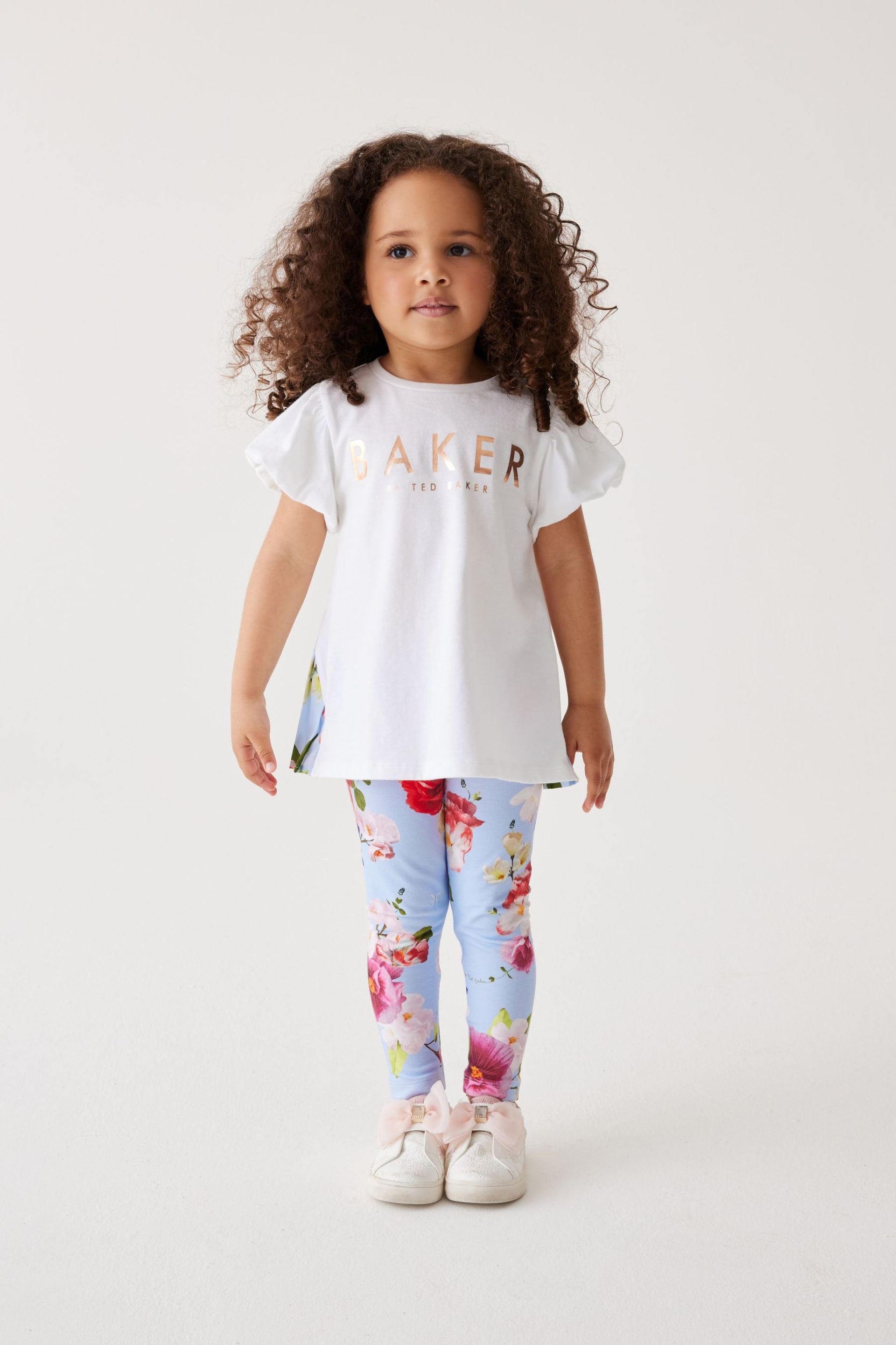 Baker by Ted Baker Pleated T-Shirt And Leggings Set - Image 2 of 10
