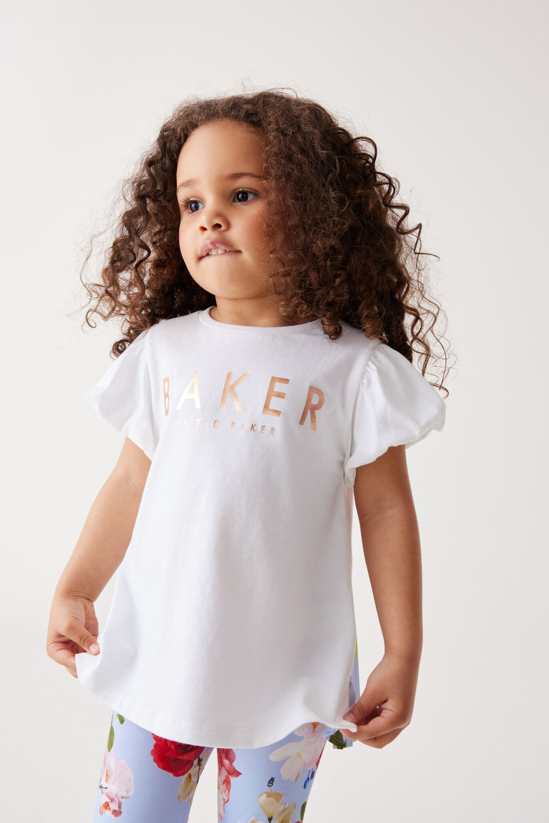 Baker by Ted Baker Pleated T-Shirt And Leggings Set - Image 4 of 10
