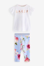 Baker by Ted Baker Pleated T-Shirt And Leggings Set - Image 7 of 10