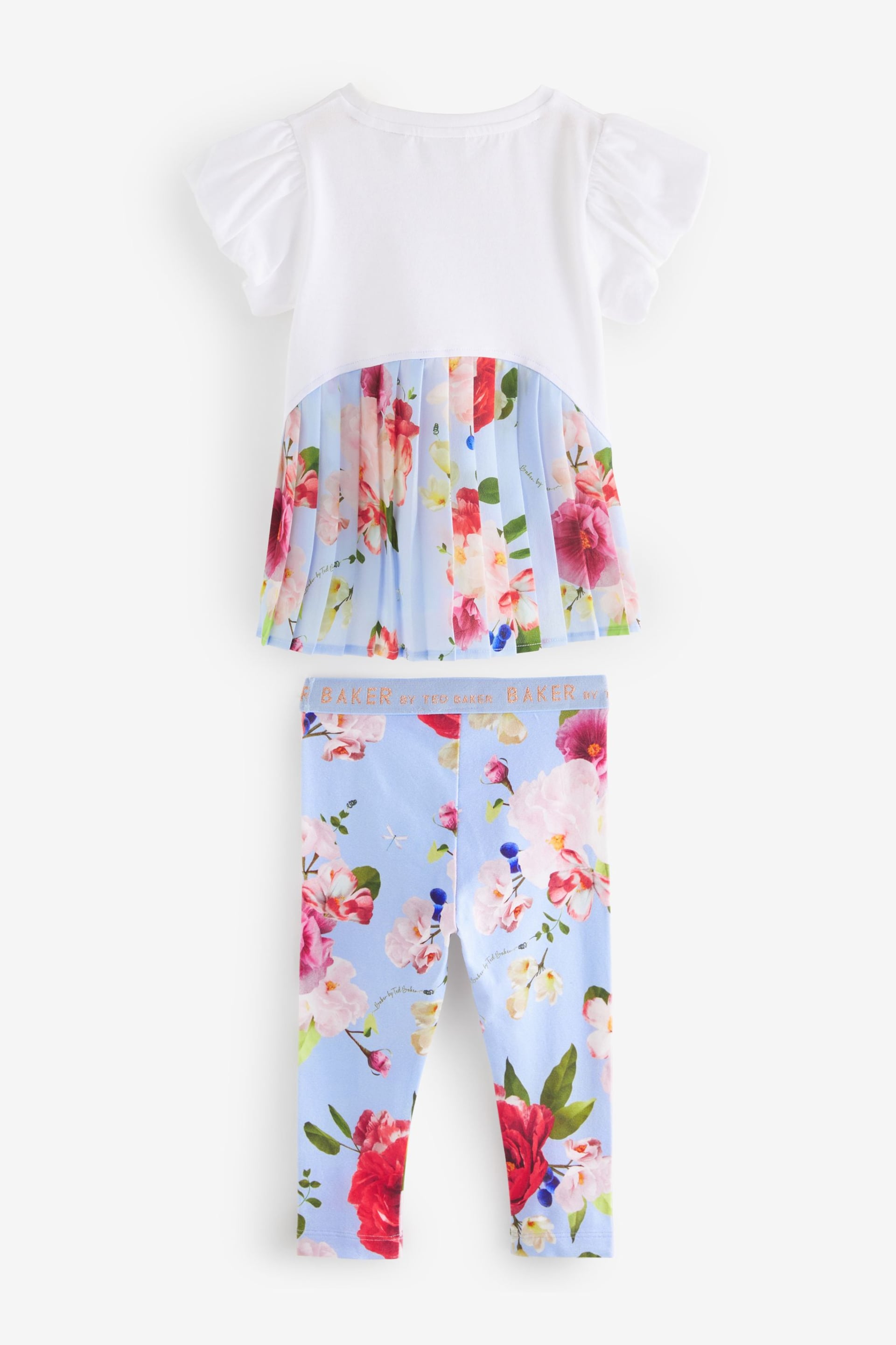 Baker by Ted Baker Pleated T-Shirt And Leggings Set - Image 8 of 10