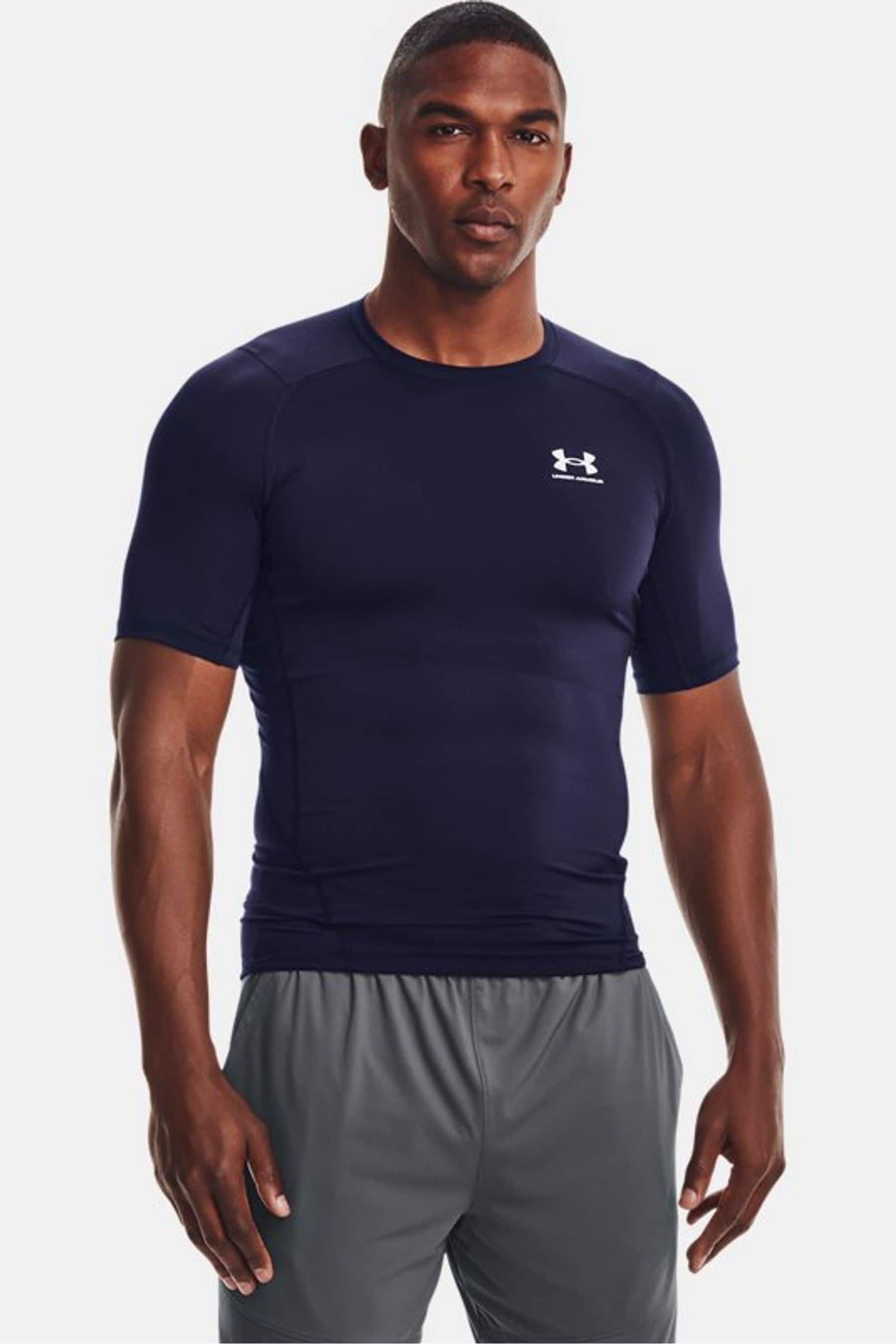 White short sleeve under armour on sale