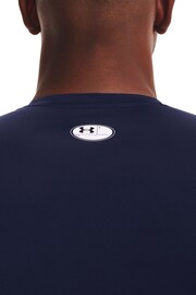 Under Armour Navy/White Under Armour Navy/White Heatgear Short Sleeve T-Shirt - Image 2 of 3