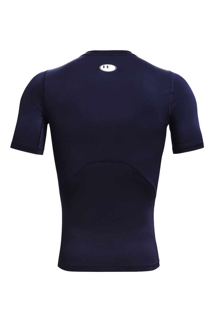 Under Armour Navy/White Under Armour Navy/White Heatgear Short Sleeve T-Shirt - Image 3 of 3