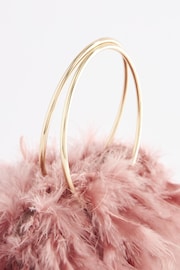 Pink Feather Bag - Image 8 of 10