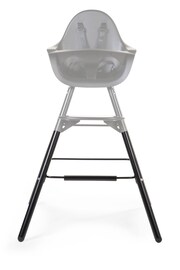 Childhome Evolu Black 2 Extra Long Highchair Legs and Footstool - Image 4 of 5