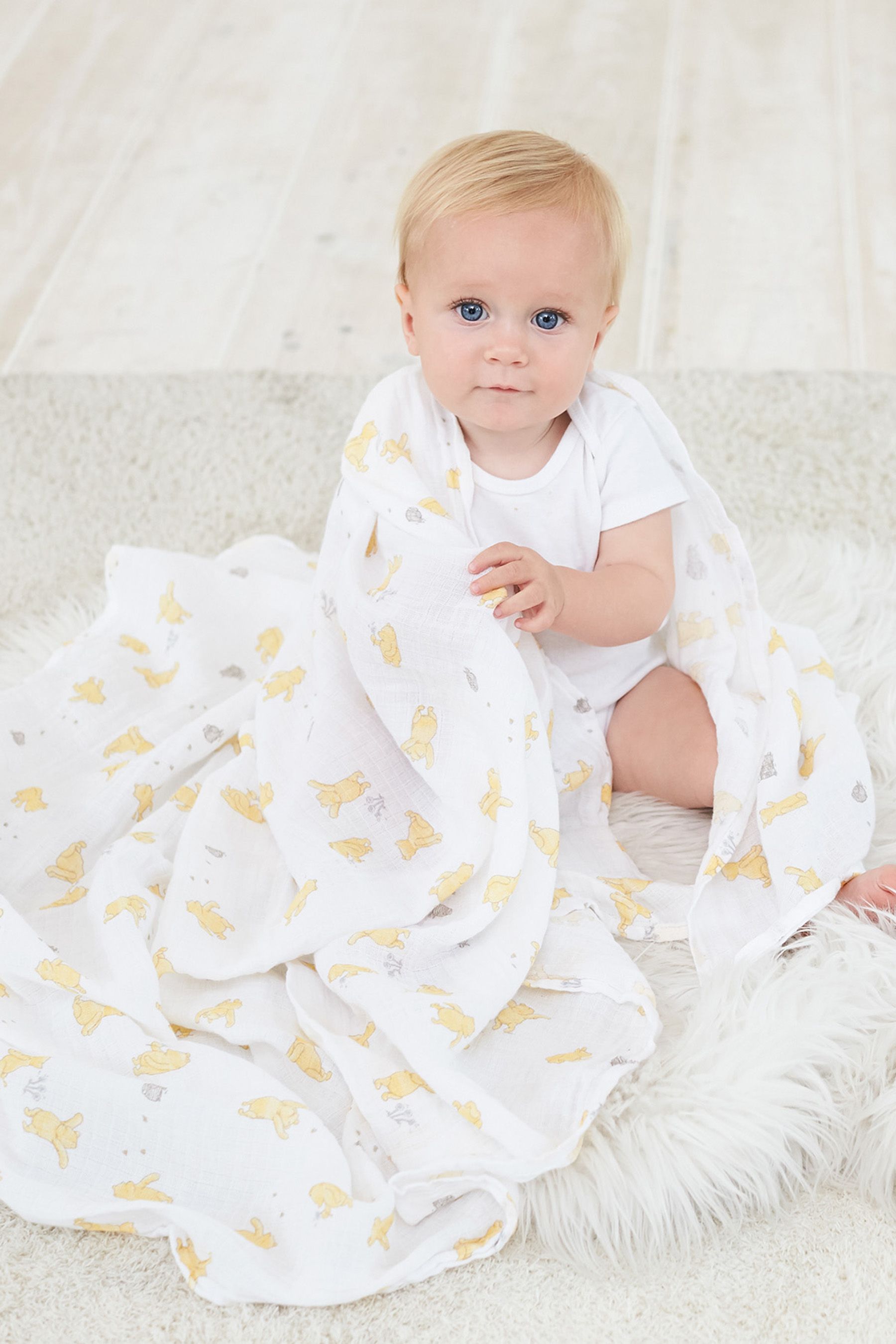 Buy aden anais White Essentials Seashore Muslin Blanket 4 Pack 112 X 112cm from Next Luxembourg