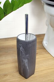 Showerdrape Grey Octavia Toilet Brush & Holder - Image 1 of 3
