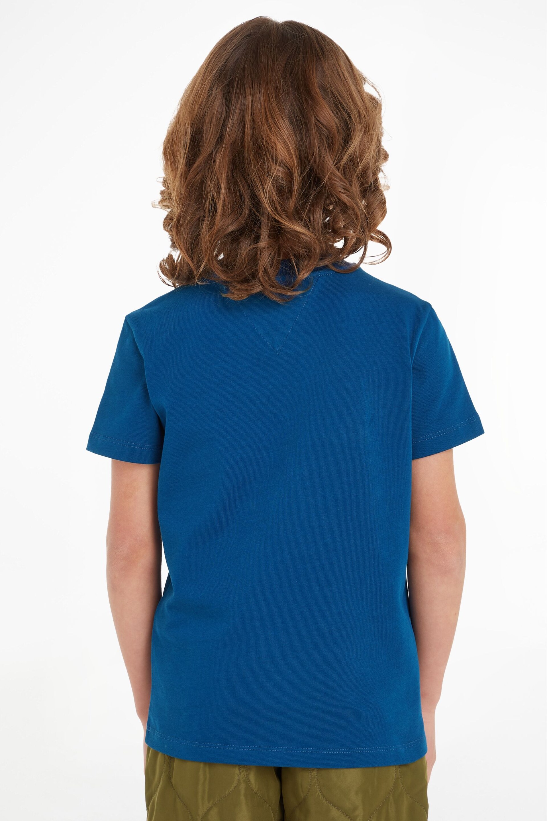 Tommy Hilfiger Unisex Kids Blue Monogram T-Shirt - Image 2 of 6