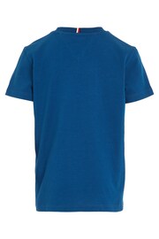 Tommy Hilfiger Unisex Kids Blue Monogram T-Shirt - Image 5 of 6