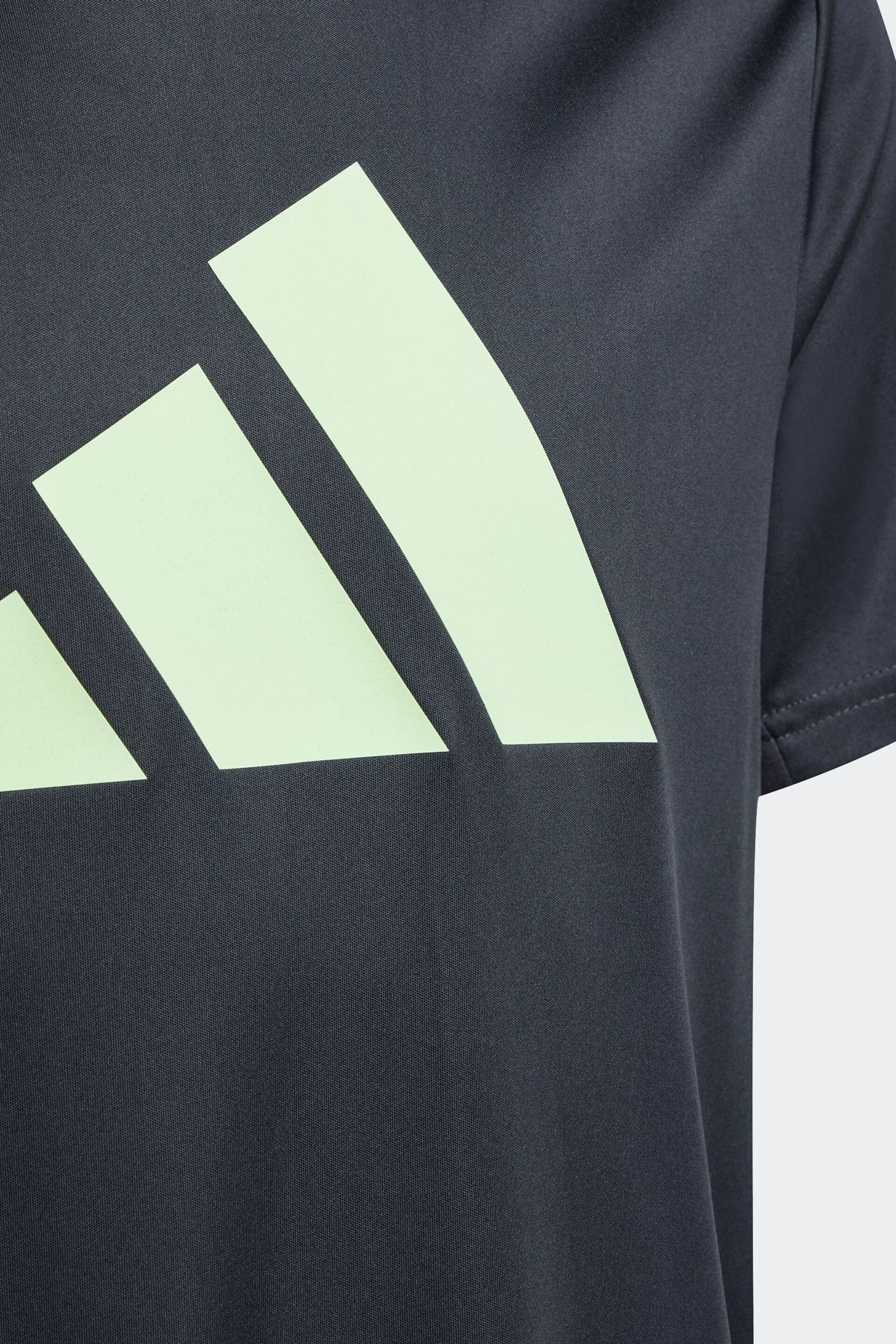 adidas Black Regular Fit Sportswear Train Essentials Aeroready Logo T-Shirt - Image 7 of 9