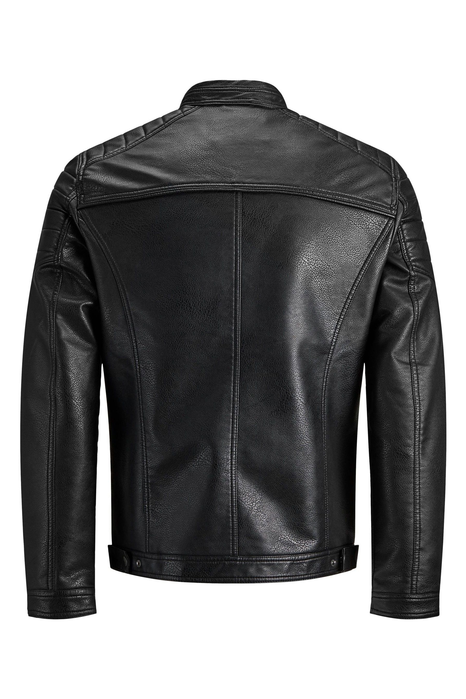 Buy JACK JONES Black Faux Leather Jacket from Next Luxembourg
