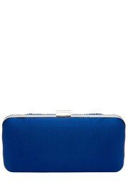 Lotus Blue Clutch Bag with Chain - Image 2 of 4